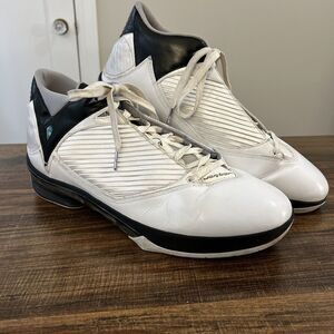 Jordan 2009 White Metallic Silver Men’s Sneakers‎ Shoes Size 17